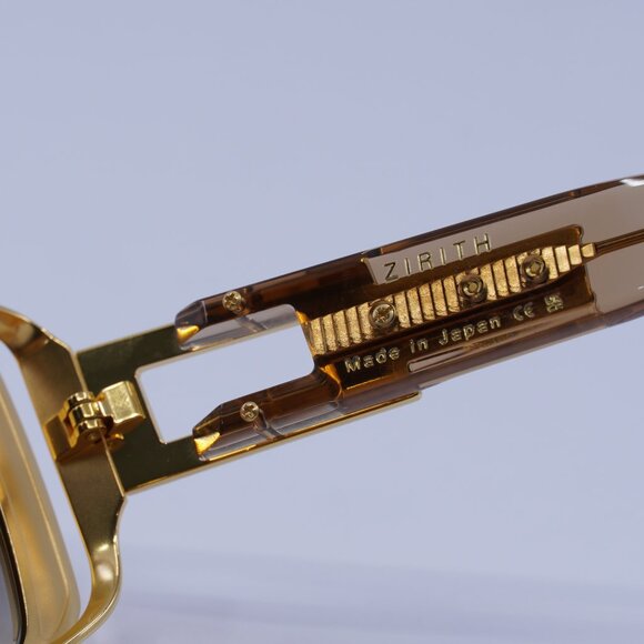 Dita ZIRITH DTS-435-A-01 Sunglasses Gold Rectangle Frame, Grey Lenses - Picture 8 of 11